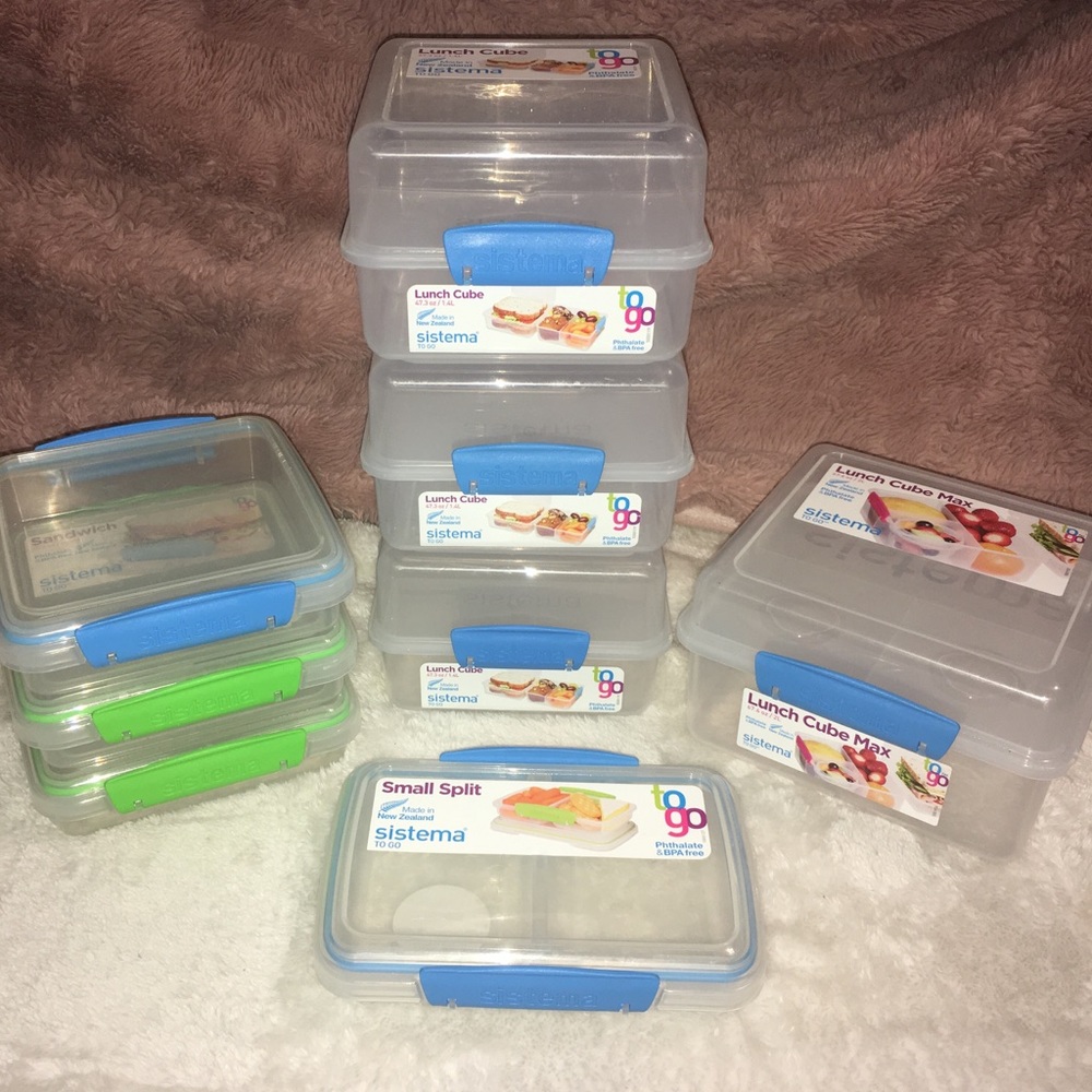 NEW-8 Sistema Lunch Bento Containers